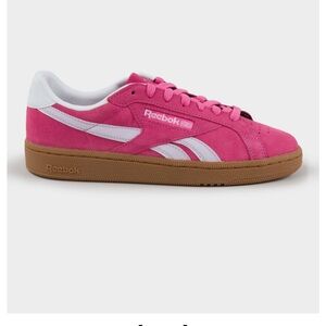 Reebok Fuchsia and White Classic Sneakers